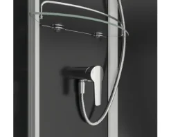 Komplettdusche SCHULTE Korfu 94 x 94 x 215 cm alu-natur