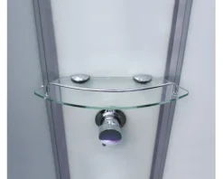 Komplettdusche SCHULTE Korfu 89 x 89 x 202 cm alu-natur