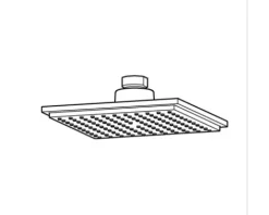 Kopfbrause GROHE Euphoria Cube 152 27705000 15,2x15,2 cm chrom