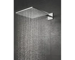 Kopfbrause Set GROHE Rainshower SmartActive 310 Cube 26479000 31x31 cm inkl. Brausearm 43 cm chrom
