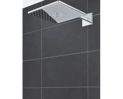 Kopfbrause Set GROHE Rainshower SmartActive 310 Cube 26479000 31x31 cm inkl. Brausearm 43 cm chrom