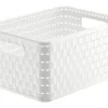 Korb Country DIN A5 11l weiß 32,8x23,8x16 cm