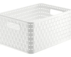 Korb Country DIN A5 11l weiß 32,8x23,8x16 cm