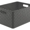 Korb Country DIN A4 28l anthrazit 43x33x21,5 cm