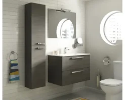 Kosmetikspiegel Ideal Standard IOM Ø 23,8 cm alufarben A9111AA