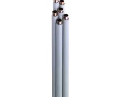 Kupferrohr ummantelt Ø 12 mm Wandstärke 1mm 2,5 m