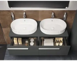 LAUFEN Aufsatzwaschbecken LIDA 55 x 39 cm weiß glänzend H812LI10001091