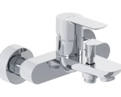 LAUFEN Badewannenarmatur Aufputz LIDA chrom glänzend HF503260100630