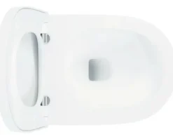 LAUFEN Wand-WC Set LIDA Tiefspüler Spülrandlos weiß glänzend mit WC-Sitz, Vorwandelement und Betätigungsplatte weiß H869LI10000001