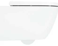 LAUFEN Wand-WC Set LIDA Tiefspüler Spülrandlos weiß glänzend mit WC-Sitz, Vorwandelement und Betätigungsplatte weiß H869LI10000001