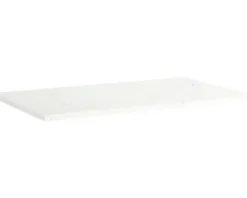 LAUFEN Waschtischplatte LIDA 80,6 x 46 x 2 cm Kompaktmarmor weiß matt
