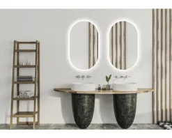 LED Badspiegel Ambiente Oval 100 x 50 cm IP 44