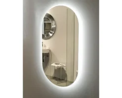 LED Badspiegel Ambiente Oval 100 x 50 cm IP 44