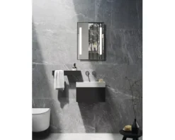 LED Spiegel DSK Black River 2.0 50 x 70 cm schwarz IP 24