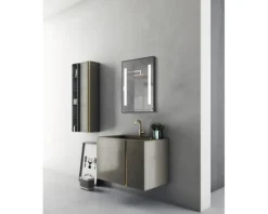 LED Spiegel DSK Black River 2.0 50 x 70 cm schwarz IP 24