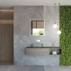 LED Spiegel SMART 65 x 60 cm silber