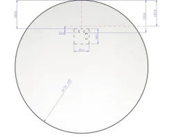 LED Badspiegel Ambiente Ronde Ø 60 cm IP 44