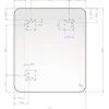LED Badspiegel Ambiente Rounded 60 x 70 cm IP 44