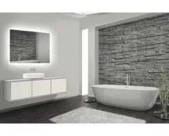 LED Badspiegel DSK Silver Venus 60x80 cm IP 24 (spritzwassergeschützt)