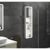 LED Badspiegel Midischrank Cube Organiser 35 x 120 cm IP 44