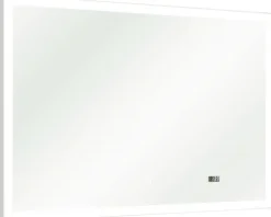 LED Badspiegel mit Uhr pelipal Filo Rustico 70x110 cm IP44
