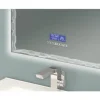 LED Badspiegel Multimedia mit Touch Bluetooth Antifog und FM Radio inkl. Spiegelheizung und Lautsprecher 50x90 cm