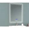 LED Badspiegel Multimedia mit Touch Bluetooth Antifog und FM Radio inkl. Spiegelheizung und Lautsprecher 75x90 cm