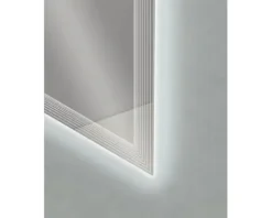 LED Badspiegel Multimedia mit Touch Bluetooth Antifog und FM Radio inkl. Spiegelheizung und Lautsprecher 75x90 cm