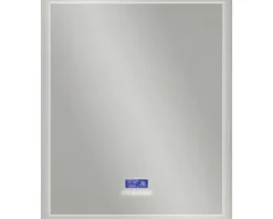 LED Badspiegel Multimedia mit Touch Bluetooth Antifog und FM Radio inkl. Spiegelheizung und Lautsprecher 75x90 cm
