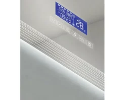 LED Badspiegel Multimedia mit Touch Bluetooth Antifog und FM Radio inkl. Spiegelheizung und Lautsprecher 75x90 cm