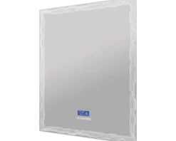 LED Badspiegel Multimedia mit Touch Bluetooth Antifog und FM Radio inkl. Spiegelheizung und Lautsprecher 75x90 cm