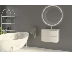 LED Badspiegel Tessin 80 cm 45053 IP 44 (fremdkörper- und spritzwassergeschützt)