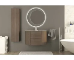 LED Badspiegel Tessin 80 cm 45053 IP 44 (fremdkörper- und spritzwassergeschützt)