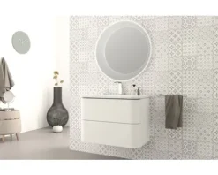 LED Badspiegel Tessin 80 cm 45053 IP 44 (fremdkörper- und spritzwassergeschützt)