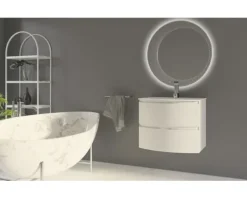 LED Badspiegel Tessin 80 cm 45053 IP 44 (fremdkörper- und spritzwassergeschützt)