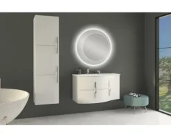 LED Badspiegel Tessin 80 cm 45053 IP 44 (fremdkörper- und spritzwassergeschützt)