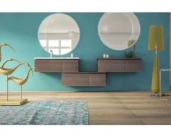 LED Badspiegel Tessin mit Kosmetikspiegel 100 cm 45011 IP 44 (fremdkörper- und spritzwassergeschützt)