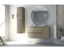 LED Badspiegel Tessin mit Kosmetikspiegel 100 cm 45011 IP 44 (fremdkörper- und spritzwassergeschützt)