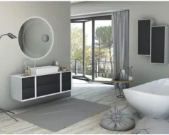 LED Badspiegel Tessin mit Kosmetikspiegel 100 cm 45011 IP 44 (fremdkörper- und spritzwassergeschützt)