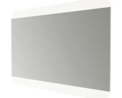 LED Badspiegel 100x70 cm mit Touch On/Off IP 44 (fremdkörper- und spritzwassergeschützt)