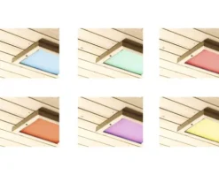 LED Farblichtanwendung Karibu für Infrarotkabine und Sauna