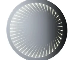 LED Infinity Badspiegel Barcelona rund 78 cm IP 44 (fremdkörper- und spritzwassergeschützt)