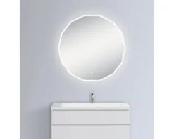 LED Lichtspiegel DSK Silver Pure 80 cm mit Touch Sensor