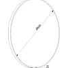 LED Spiegel Ø 60 cm gold