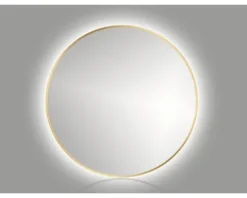 LED Spiegel Ø 60 cm gold