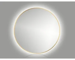 LED Spiegel Ø 60 cm gold