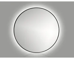 LED Spiegel Ø 60 cm schwarz