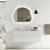 LED Spiegel DSK Silver Bellevue 100 x 80 cm alufarben IP 24