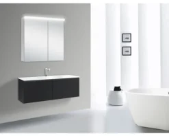 LED Spiegelschrank DSK London light 80 x70 cm IP 44 (fremdkörper- und spritzwassergeschützt)