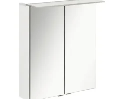 LED-Spiegelschrank Fackelmann b.perfekt 60x69x15 cm 2-türig weiß